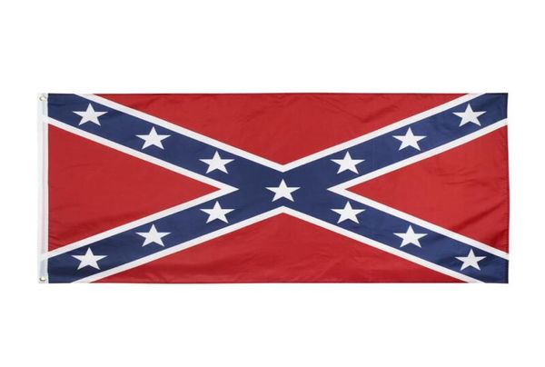 Bandeira Confederada Batalha dos EUA Bandeira do Sul 15090cm Polos nacionais de poliéster Dois lados Impredido Bandeiras da Guerra Civil Sea DWA9122022354