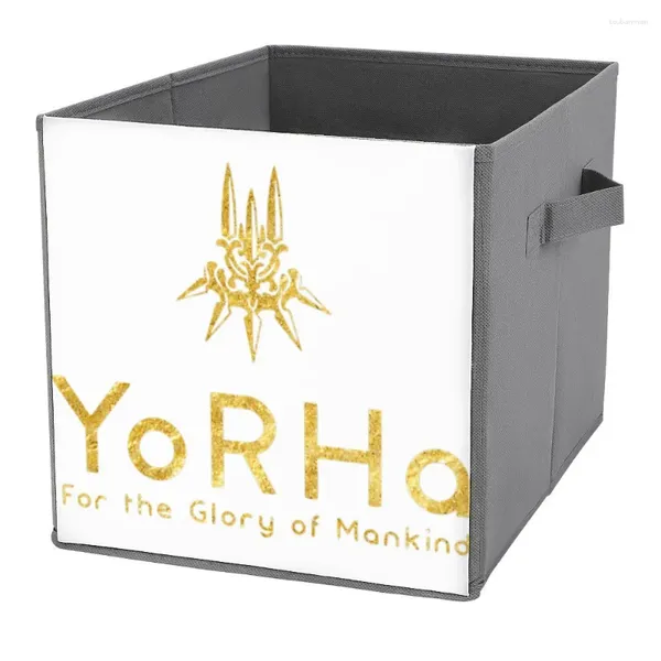 Сумки для хранения Golden Yorha Essential Tank складной коробки Организатор Организатор Отдел игрушек Pet поднял ручную портативную винтаж BA