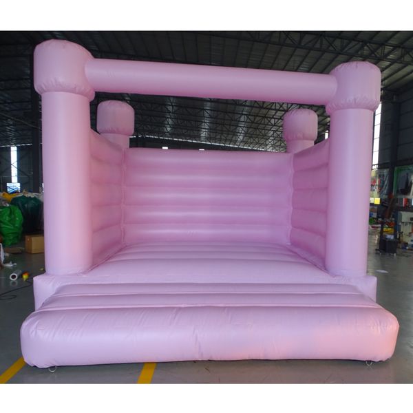 Todo o casamento branco inflável de salto de salto Jumper Jumper Air Bouncy Castle para festas até mesmo