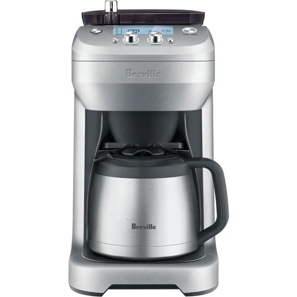 Breville Grind Control Cafetora de café 60 onças escovadas aço inoxidável BDC650BSSSILVER 240509