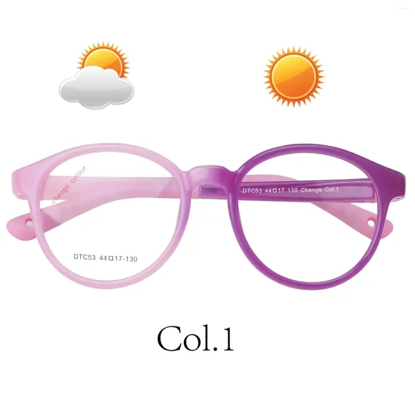 Telai da sole cornici O-Q Club 2024 Arrivo Fasion Design Pochromic Children Frame per leggere gli occhiali da prescrizione anti-blu bambini