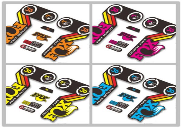 Fox 36 Heritage Mountain Bike Front Front Fork Stickling Stickers для MTB Bicycle DH Am Race Dirt Dracal 7733035