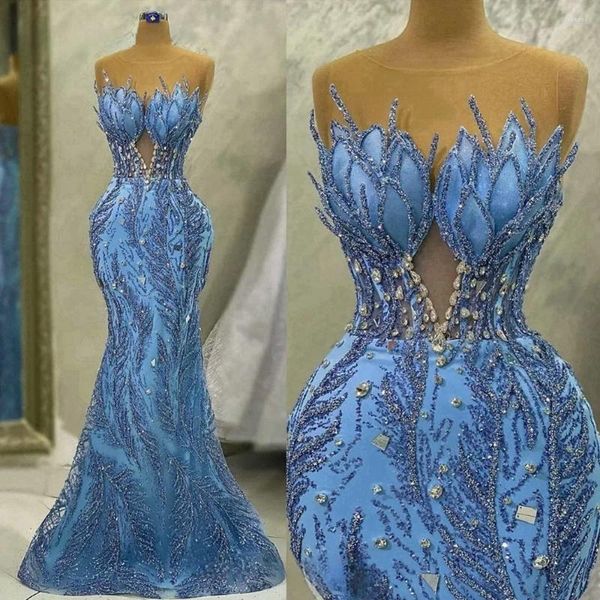 Vestidos casuais brilham lantejoulas de esferas noturno mulheres africanas elegantes empire empire baile baile sereia longa festa formal ballkleider 2024