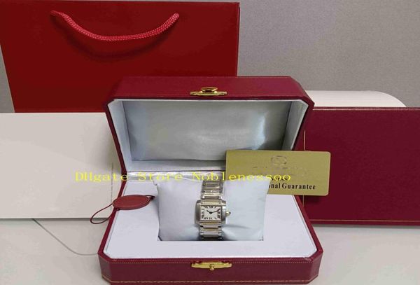 PO reale con box originale Women039 Watch Women 205mm W51007 Acciaio 18K Gollo Gold Gold Ladies Lady Bracciale Orologi da polso 7274550