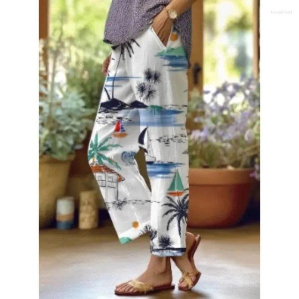 Pantaloni da donna primavera cocco stampato estate moda streetwear donne casual y2k eleganti vestiti oversize pantalon