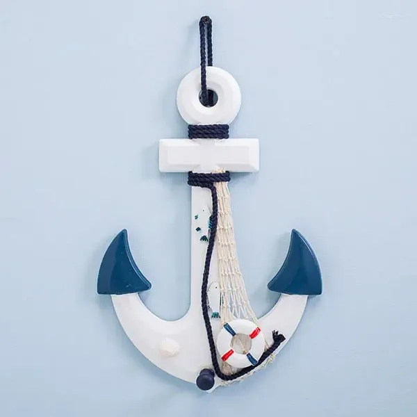 Dekorative Figuren Hook Kreatives Navigation Design Mediterraner Stil Wanddekoration für Familien Bars Cafés Anhänger