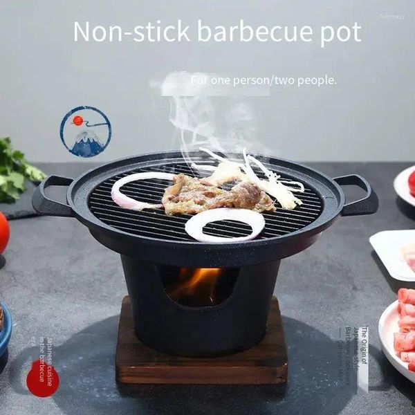 Forniture per feste Wepick giapponese una persona griglie barbecue in stile coreano multifunzionale alcol esterno barbecue portatile barbecue