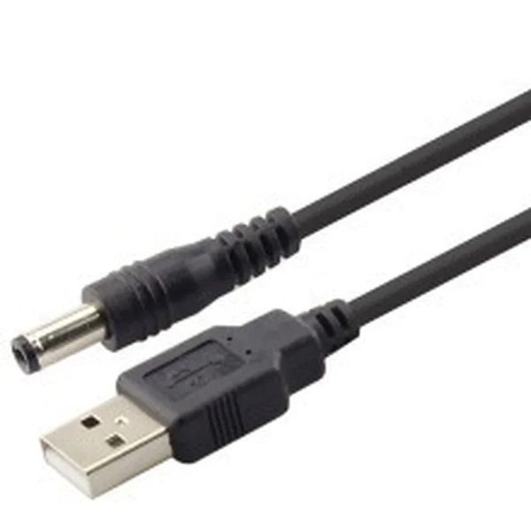 Novo USB para DC5.5 4.0 3,5 cabo de alimentação Fio de cobre puro Adaptador elétrico Adaptador de cabo USB Acessórios para celular de carregamento para DC5.5 cabo de alimentação