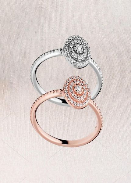 100 925 Стерлинговое серебро элегантное блестящее кольцо для женщин Свадебные обручальные кольца модные ювелирные аксессуары 97784671242076