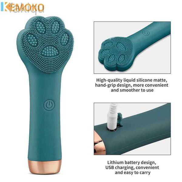 Reinigung USB -Ladung Schwarzköpfe Entfernung Loch Reinigung Gesichtsreinigung Haut Elektrische Gesichtsreinigung Pinsel Vibration Schall Wellenmassager D240510