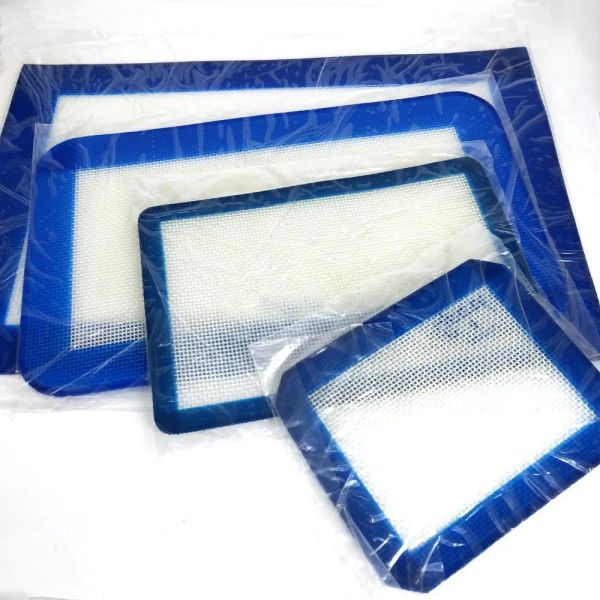 FDA Hitzefeste Silikonmatten Rollende Teigkuchen Kuchen Backware Liner Pad Matte Kochwerkzeuge für Wachs Stift Wasser Bong LL