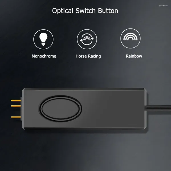 RAFFREDAZIONE DEL COMPUTER JONSBO ARGB Controller SATA PIN Alimentazione Alimentazione 3PIN 5V LED LIGHT RECOLORE CONTROLLO