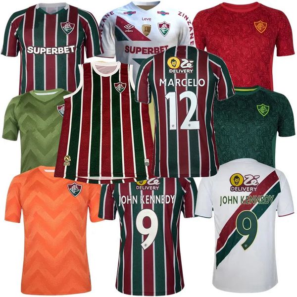 T.Silva 2023 2024 2025 Maglie da calcio Fluminense 23 24 25 FC Marcelo J.arias Nino Felipe Melo G.cano Arias Franca John Kennedy All Away Football Men Shirt 4xl