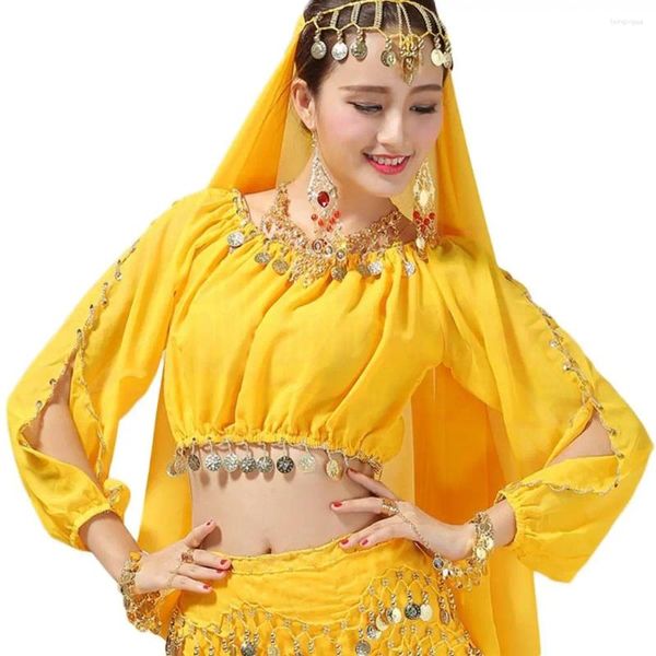 Abbigliamento da palcoscenico per la Thailandia/India/Arab Nightclub Dance Belly Top Show Costumi Performance