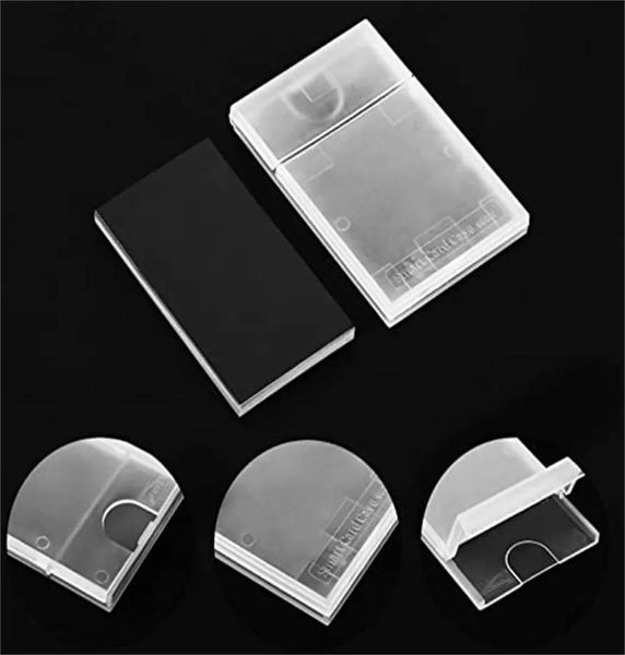 Scatole di fabbrica Porta di biglietti da visita in plastica Case tascabile Clear Slim Wallet Protable Name Boxes per Men7320453