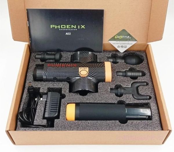 Phoenix Massage Muscle Deep Tissate Massager Gun Exercitando o corpo da dor muscular Substitua para Hypervolt T190715 25572144