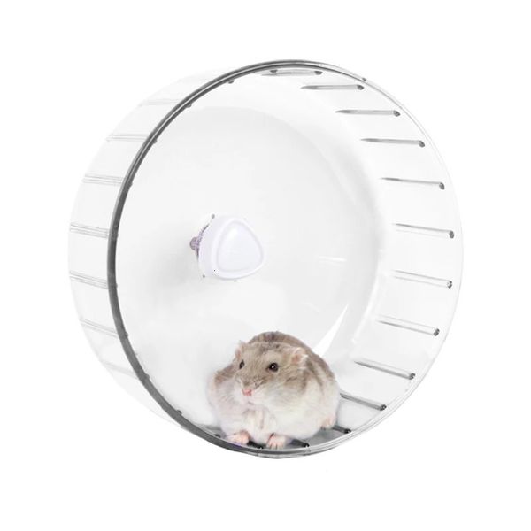 Großer Hamster laufen stilles kleines Haustier -Übungsrad rotierende Jogging Roller Hamster Käfigzubehör Spielzeug kleine Tiere 240510