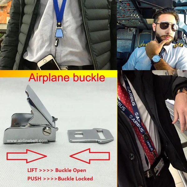 Gürtel Oman Air Flugzeug Schnallen Lanyards Pilot Flugbesatzungslizenz -ID -Person