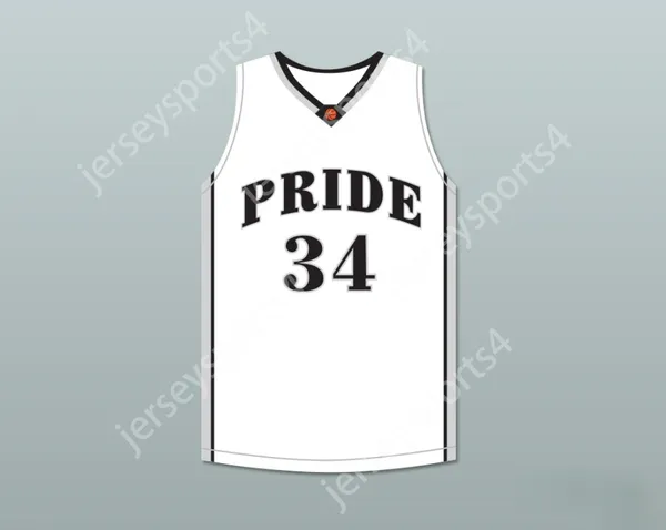 Custom Nay Mens Youth/Kids Colin Kaepernick 34 John H. Pitman High School Pride White Basketball Jersey 1 top cucitura S-6xl