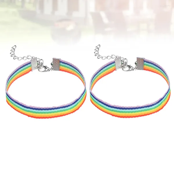 Bracelets de charme 2 PCs A cadeia de punho de presente para gays pulseira Miss amizade