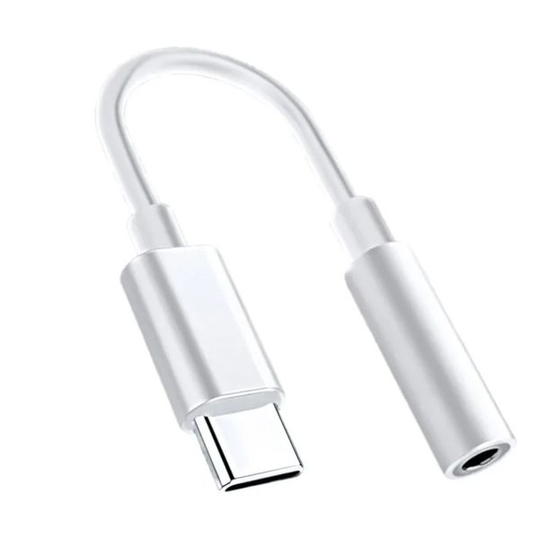 Cabo de áudio Tipo C 3.5 Cabo de fone de ouvido USB C a 3,5 mm Adaptador de fones de ouvido para Huawei P10 P20 P30 Pro Mate 10 Pro 20 30