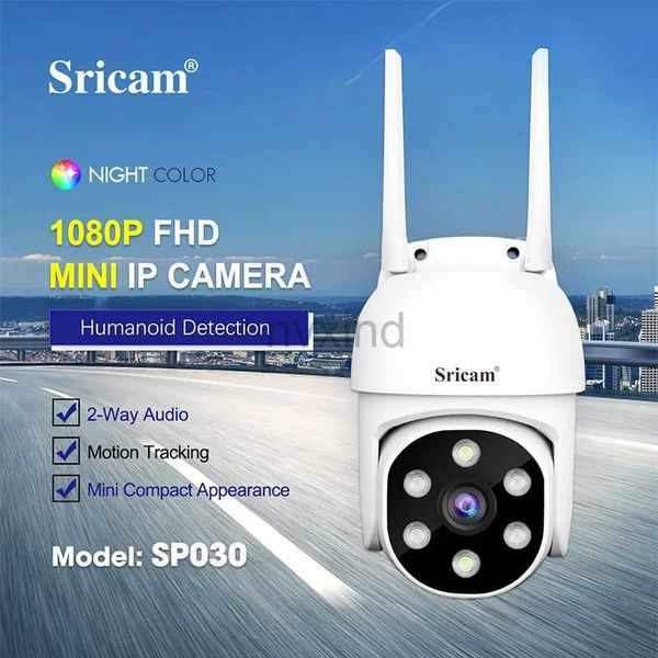 Câmeras IP SRICAM SP030 2MP PTZ WIFI Câmera IP 350 +90 D240510