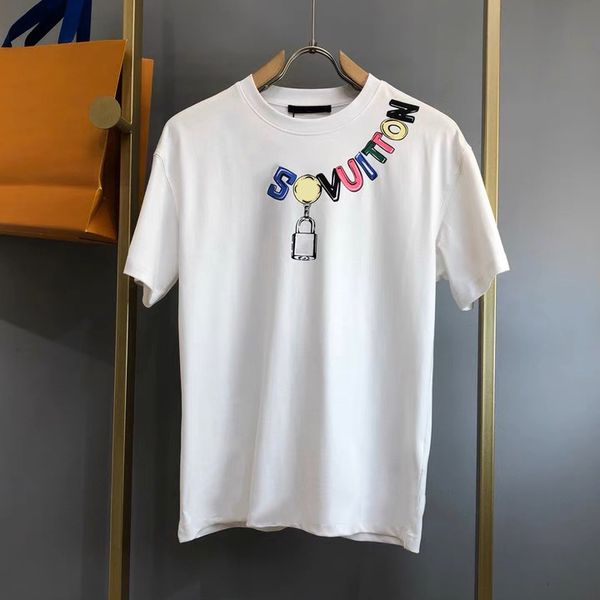 Camisetas de novas camisetas de verão designer de manga curta de luxo de luxo de luxo letra de letra de letra de impressão de t-shirt de t-shirt pó de pólo de rua de streetwear pólo