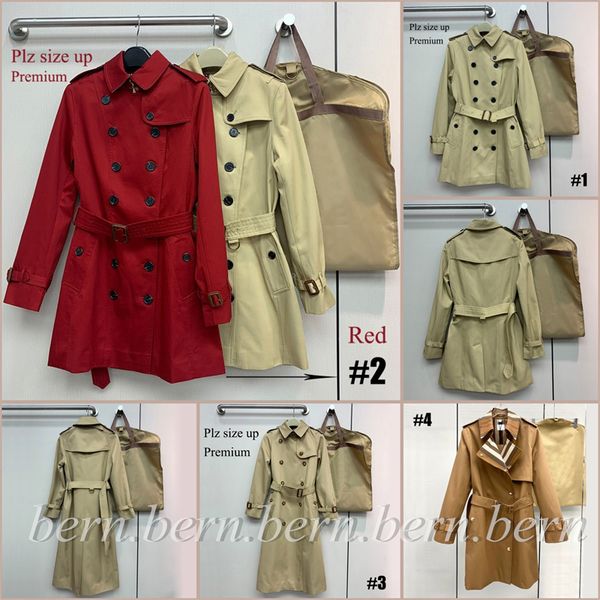 Jackets de moda de qualidade premium Warm Jackets Women's Trench Coast Gifts para mulheres