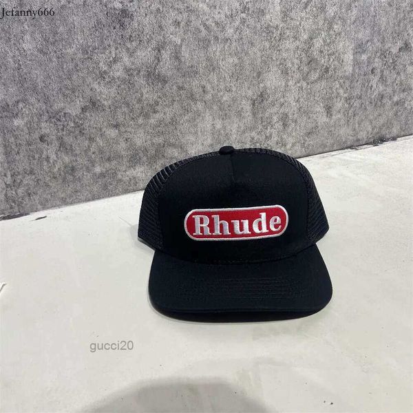 Rhude Baseball Cap Hat Trucker Snapback Ajusta Snapback UNIESX V2ME