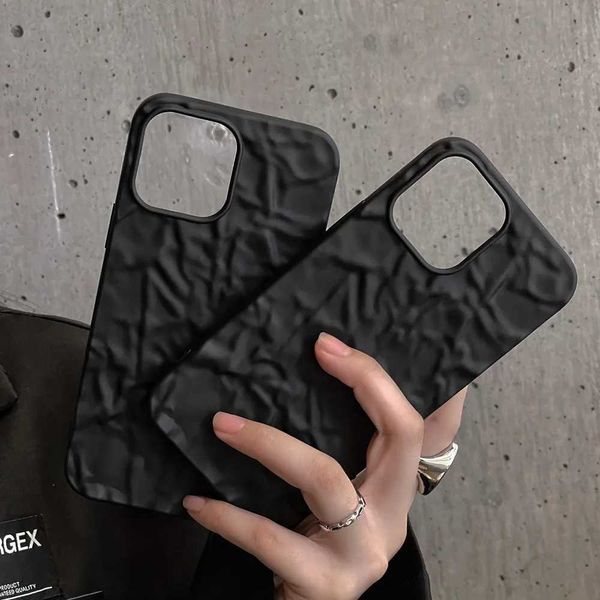 Casos de telefone celular adequados para iPhone 15 13 14 11 12 Pro Max Mini XR X XS 7 8 Plus 3d Rated Skin-Absorbing Side Soft TPU Tampa J240509