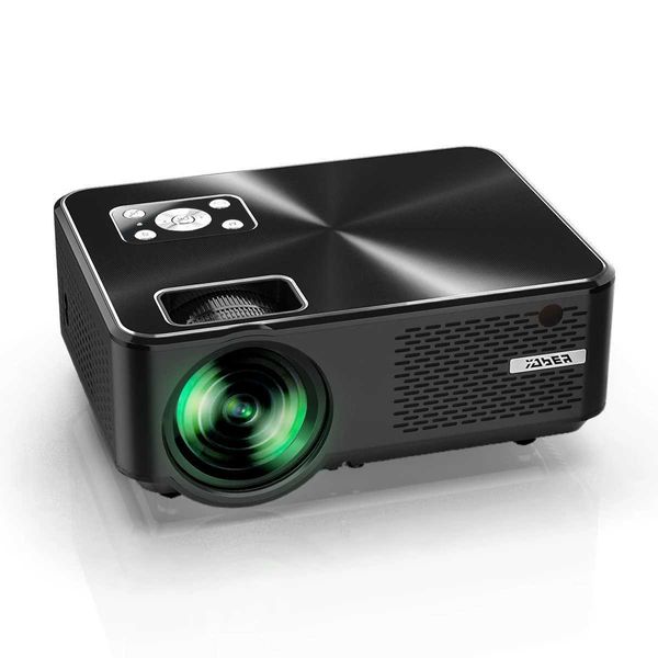 Projektoren Yaber Y60 Portable Projector mit 5500 Lux -Upgrade Full HD 1080p 200 -Zoll -Display LCD LED Home Projector J240509