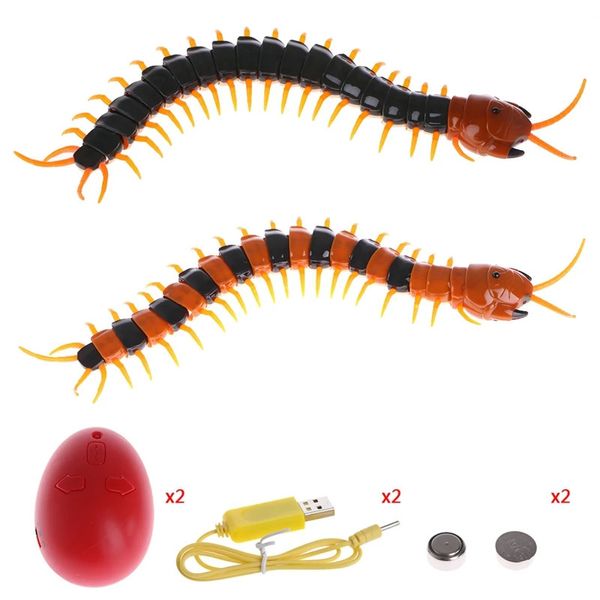 Remote Control Animal Centopede Creepycrawly Brank Funny Toys Gift for Kids 240506