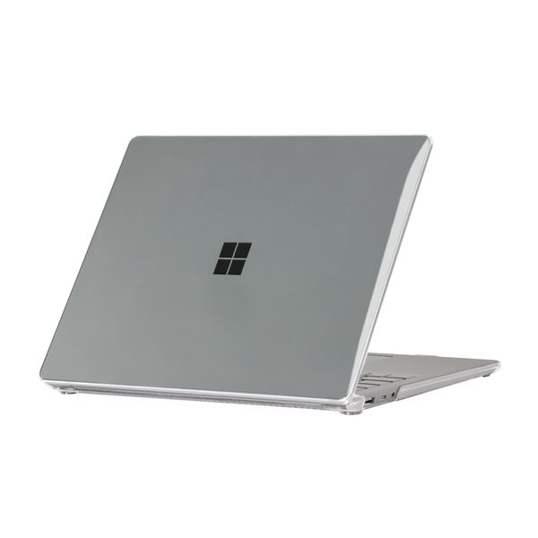 Clear Crystal Case Hartplastikschutzschale Abdeckung für Microsoft Surface Laptop Go 2 3 4 5 12,4 13,5 15 Zoll transparent schwarz Farbe