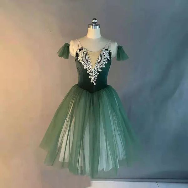 Adulto Profissional Ballet Tutu Dress Show Window Show Performance Dress Vestido Dormar