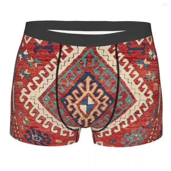 Underpants homens boxer cueca shorts calcinha autêntica azteca de sotaque íntima boho boêmio tribal turco plus size