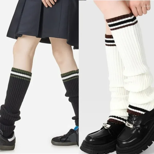 Frauen Socken Mode gestrickt Lange warme Studenten Mädchen 90er Boot Party Casual Y2K Streetwear Geschenkgroßhandel Großhandel