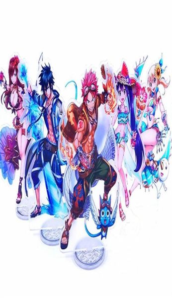 Anime Peri Kuyruk Natsu Lucy Erza Gray Wendy Akrilik Stand Figür Cadılar Bayramı Cosplay Masası Stand Figür Oyuncak Noel Hediyesi348F4528179