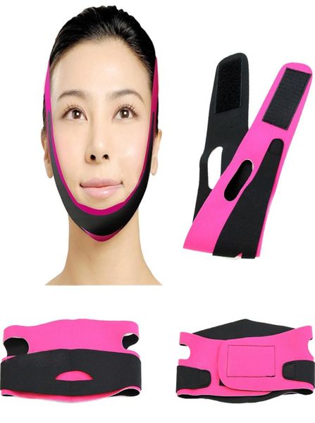 Chin Cheek Slim Lift Up Anti Wrinkle Máscara Banda da Máscara V Facial Linha Mulheres Slimming Facial Beauty Tool1852484