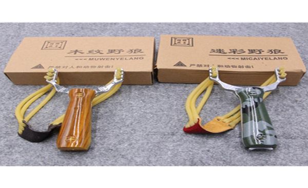 Beliebte leistungsstarke Slings Aluminiumlegierung Slings Tarnbogenkatapult Outdoor Hunting Slings Hunt Tool Accessoires9017844