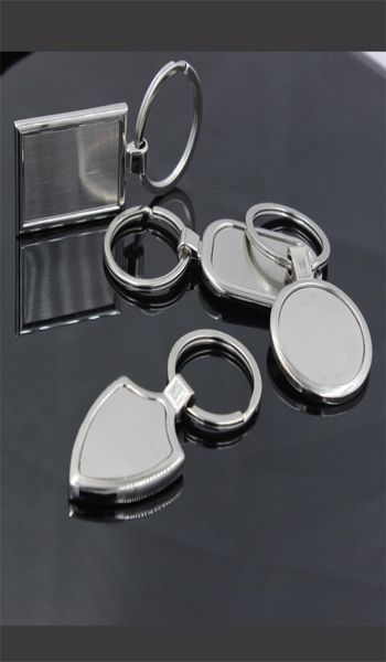 Portachiavi in acciaio inossidabile portachiavi in metallo Nuovo pubblicità creativa Keyrings Logo personalizzato per promozione 96 Q27489978