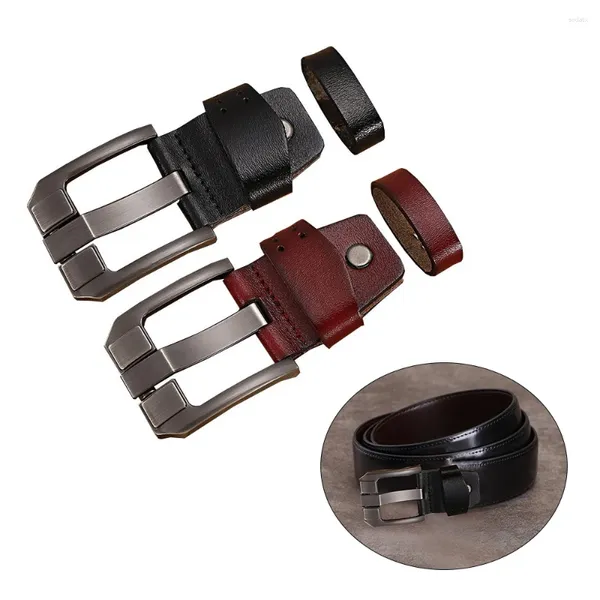 Cintos de cinto de liga de reposição Cabeça de cinto para homens Classic DIY Cisent Buckle Cozhear Craft Acessórios ajustáveis