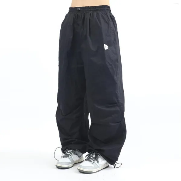 Pantaloni da donna signore hip hop sexy a bassa vita a bassa crisi in piede legato di colore solido cargo y2k streetwear streetwear streum summer vestiti