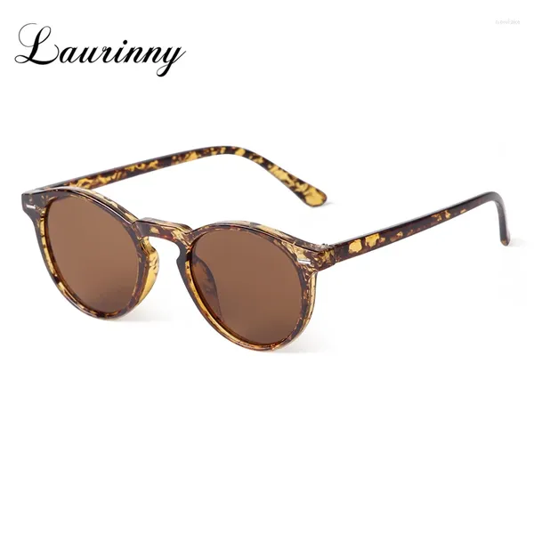 Sonnenbrille Klassische Trend Schildkröte grüne Nieten rund Frauen Marke Designer Retro 90er Jahre kleiner quadratischer Kreis Männer Schatten Sonnenbrillen