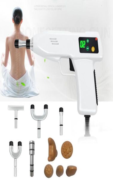 10 Kopf -Chiropraktik -Einstellungsinstrument Einstellbare Intensität Wirbelsäule Chiropraktikkorrektur Waffenaktivator Gebärmutterhalsmassage Neues S14449594