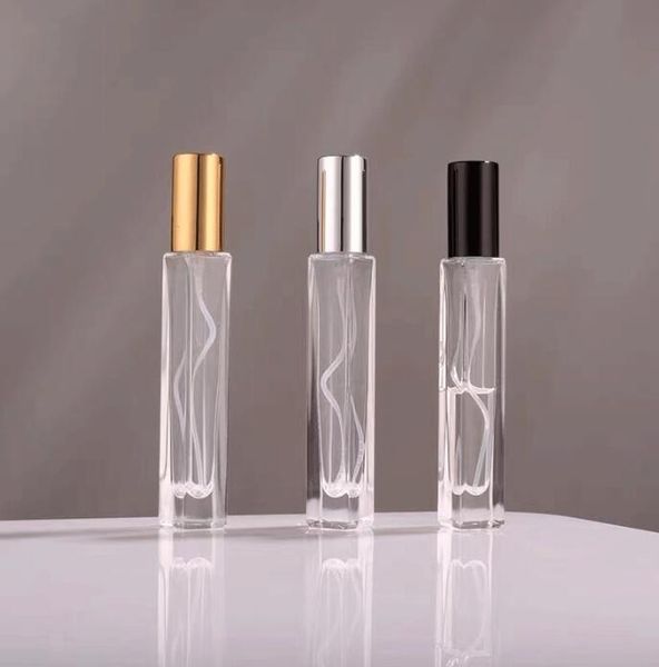 Frasco de spray de perfume 10 ml de vidro vazio atomizador de vidro viagens de recipiente cosmético Os frascos de amostra reabastecidos