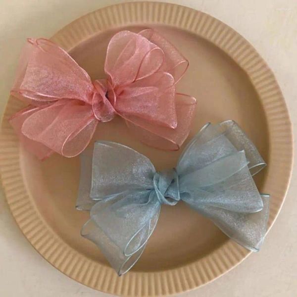 Haarzubehör Kopfbedeckung Bowknot Clip Stoff Schmetterling koreanische Stil Styling -Werkzeuge Ponytail Frühling und Sommer