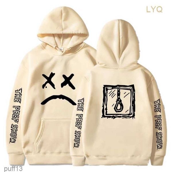 Felpe con cappuccio da uomo hip hop lil peep inferno ragazzo donna donna con cappuccio pullover maschio sudaderas piangere pezzi hood hoddie x vvv1