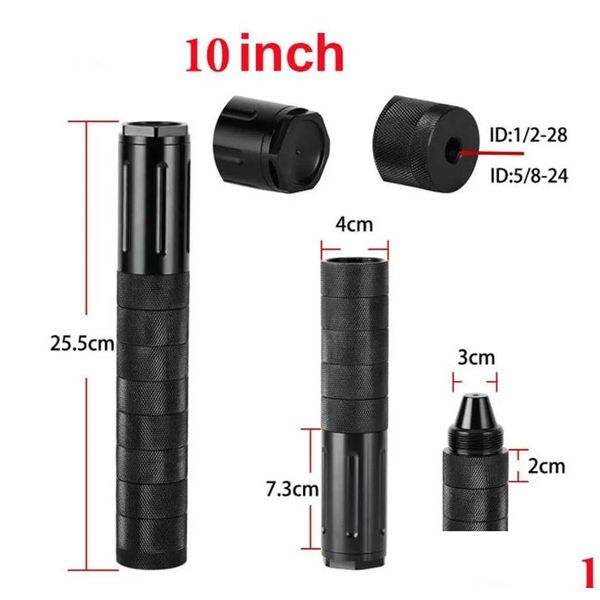 Armaturen aus Stainlese Stahl- oder Aluminiumschraubenkappen -Gewindeadapter 1.375x24 Anpassung Adpater 1/2x28 5/8x24 für 10 -Zoll -Kits Drop -Lieferung DHzav