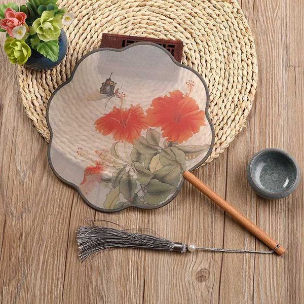 Produtos de estilo chinês Retro estilo chinês fã em casa decoração de artes de dança floral de manutenção manutenção fã adereços personalizados presente de casamento para hóspedes