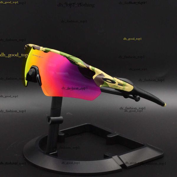 Oakely -Brille (mit Gehäuse) Hochwertige Eiche Sport Sonnenbrille für Männer Sonnenbrille im Freien im Freien Fahrrad fahren Admbralgläser Strand Reiseverfärbungsschatten Eyewear 33 33